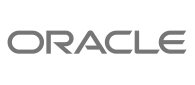 Oracle logo black and white